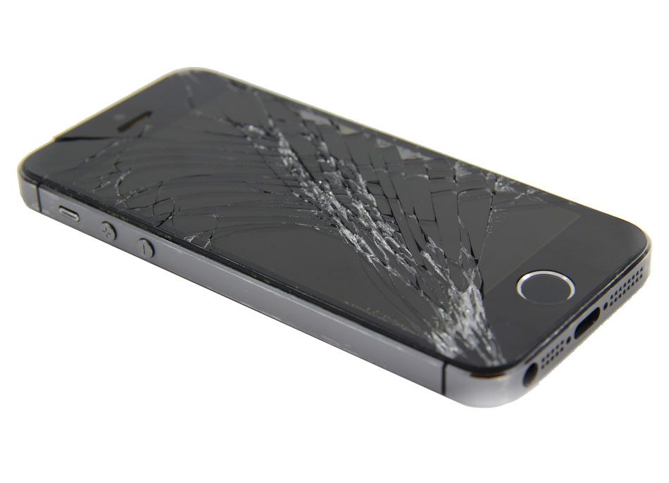 Iphone 6 with cracked screen